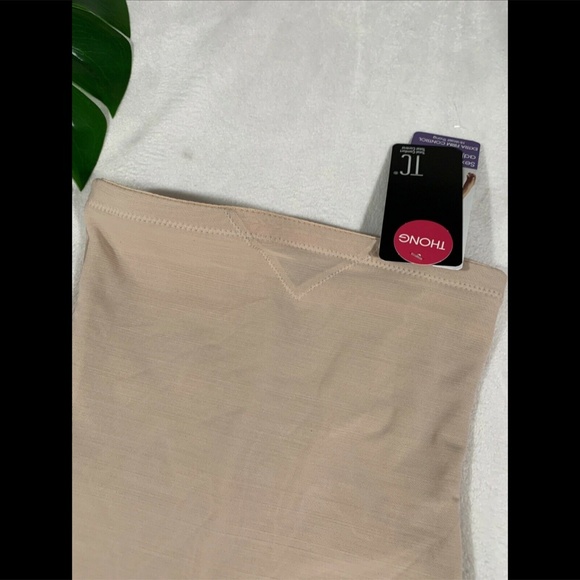 NWT TC Sheer Inset High Waist Shaper Thong Small - Picture 5 of 12